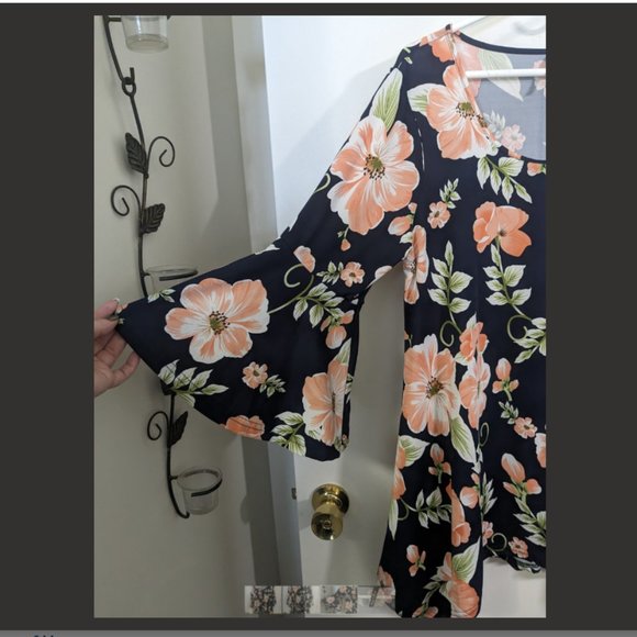 White Mark Orabelle Tunic/blouse - Picture 3 of 4